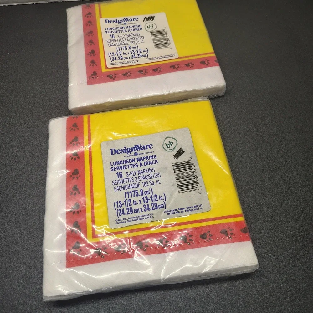 DesignWare Napkins Yellow Berenstain Bears 2-Pack Vintage Party